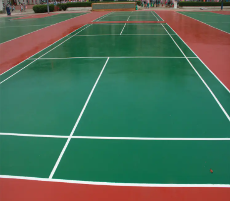 彈性丙烯酸網球場材料